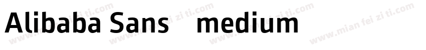 Alibaba Sans 65 medium字体转换